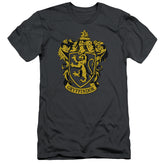 Harry Potter Gryffindor Crest Men's Ultra-Soft 30/1 Cotton Slim Short-Sleeve T-Shirt